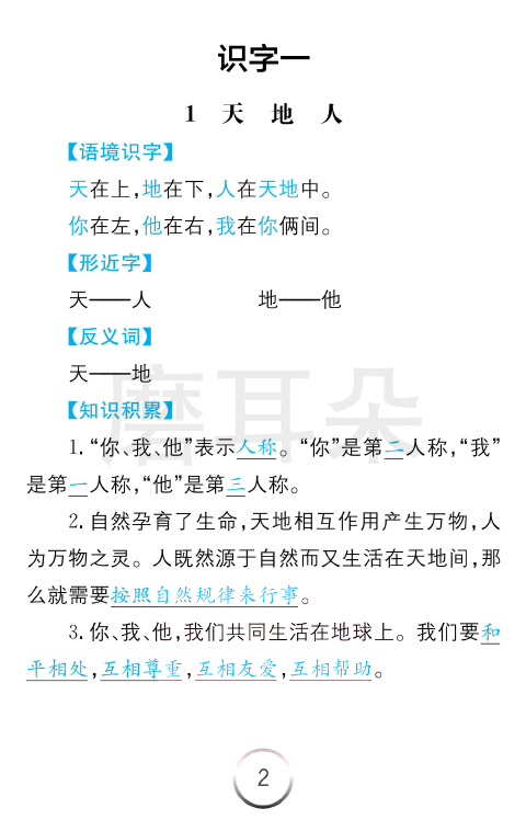 一年级上册语文部编版知识清单（全易通）_0003.png